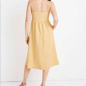 Madewell Texture & Thread Button down Midi - L
